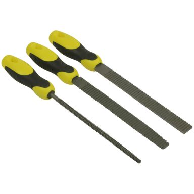 STANLEY 0-22-477 Filsett flat, halvrund, 3 deler