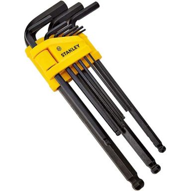 STANLEY 0-69-256 Insexnyckelsats 9 delar, 1,5-10 mm