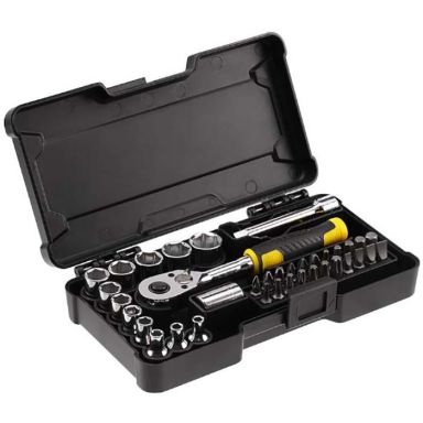 STANLEY STMT82672-0 Räikkä 1/4&quot, hylsysarja & tarvikkeet, 37 osaa
