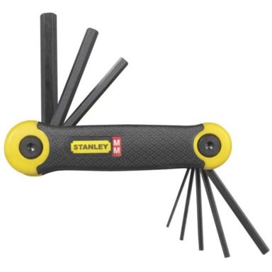 STANLEY 2-69-264 Kuusiokoloavainsarja kokoontaitettava, 8 osaa, 1,5-8 mm