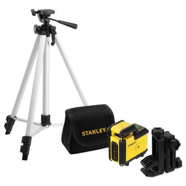 STANLEY 360 Set Krysslaserpakke med grønn laser, stativ og veske