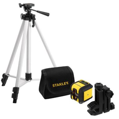 STANLEY Cubix Set Krysslaserpakke med rød laser, stativ og veske