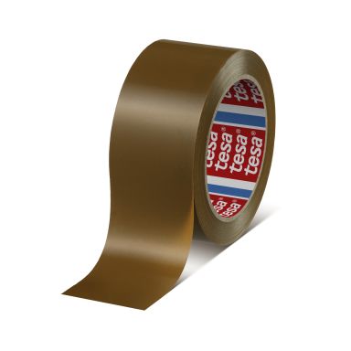 Tesa 04124-00096-00 Packtejp PVC, brun, 66 m x 50 mm
