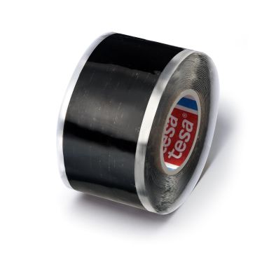 Tesa 4600 Gaffatape silikone, sort, 10 m x 50 mm