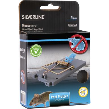Silverline Brave Musefælde 4-pak