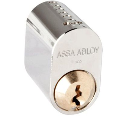 ASSA 702 Låsesylinder med 3 nøkler, forniklet