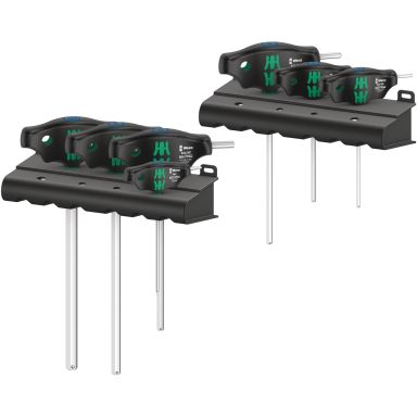 Wera 454/7 HF Hex-Plus Skrutrekkersett med T-håndtak