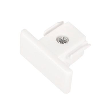 Hide-a-Lite LiteTrac Ändstycke 1-fas, vit