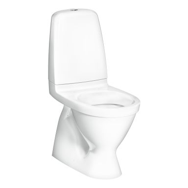 Gustavsberg Pacific 6500 GB116500201303 WC-istuin ilman istuinkantta, Duo-huuhtelu 2/4 l, S-lukko