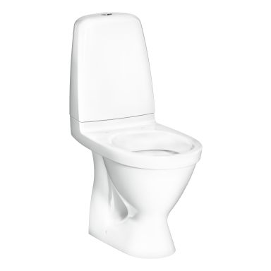 Gustavsberg Pacific 6510 GB116510201303 WC-istuin ilman istuinkantta, Duo-huuhtelu 2/4 l, P-lukko
