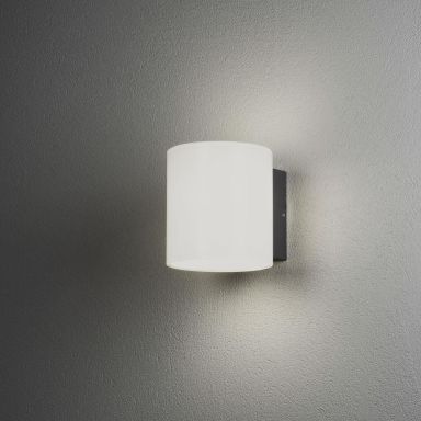 Konstsmide Foggia Væglampe 10 W, opalglas