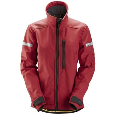 Snickers Workwear 1207 Softshelltakki Punainen/musta
