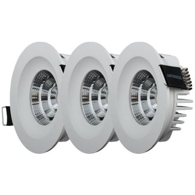 Designlight QB-305MW Downlight fast, 3-pack