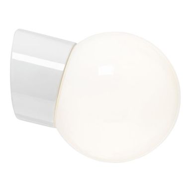 Ifö Electric Classic Glob Väggarmatur blank, sned, IP54