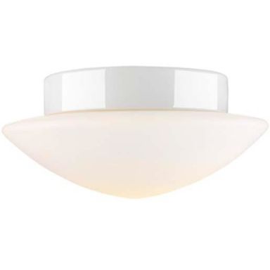 Ifö Electric Solhem Takarmatur vit, IP44, rak, E27