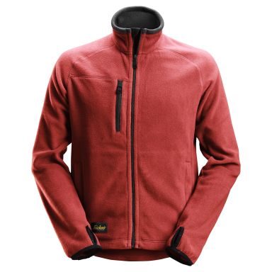 Snickers Workwear POLARTEC 8022 Fleecetakki chilin punainen/musta