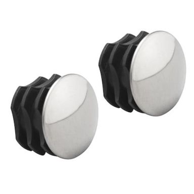 Elfa 623905 Vaatetangon tulppa Ø25 x 18 mm, kromi