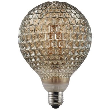 Nordlux AVRA Dent Smoke LED-filamentlampa E27
