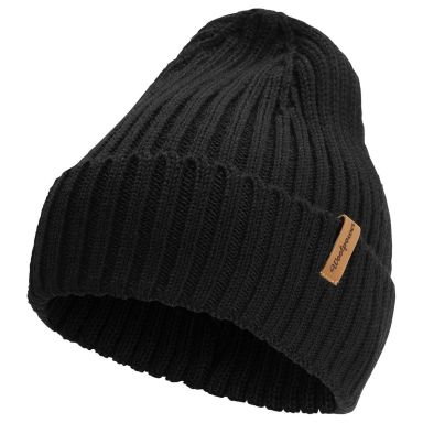 Woolpower Beanie Rib Lue svart, one size