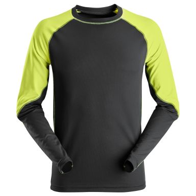 Snickers Workwear 2405 T-shirt svart/neongul