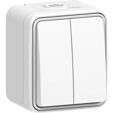 Gelia Connect 2 Home Strömbrytare kron, utanpåliggande, kapslad