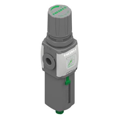 Pneumax N173BEMBD Filterregulator med inbyggd manometer, 1/2", 12 bar
