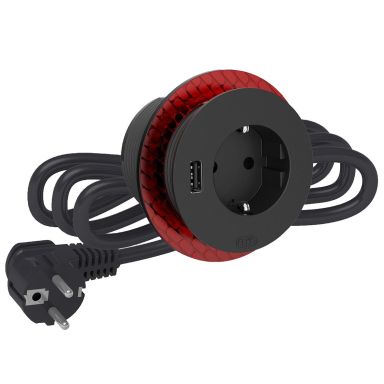 Elko EKO04461 Pöytäpistorasia Schuko + USB