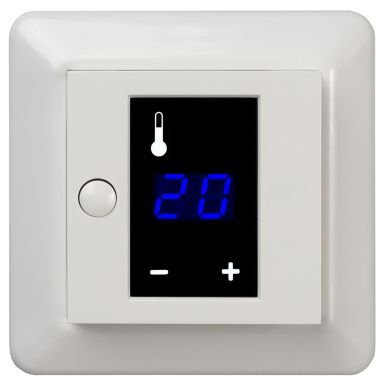 Elko RS Termostat med display, 3600W, vit