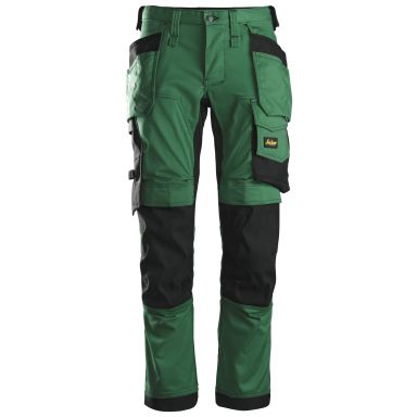 Snickers Workwear 6241 AllroundWork Arbetsbyxa skogsgrön, stretch