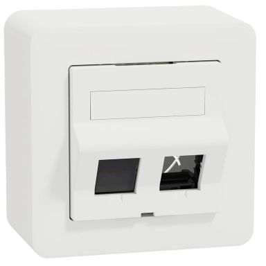 Schneider Electric Exxact Modulaarinen pistorasia kulmamalli, pikakiinnitys
