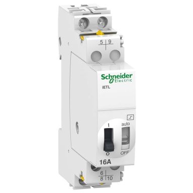 Schneider Electric A9C32116 Tilläggsblock 2P, 24/12 V