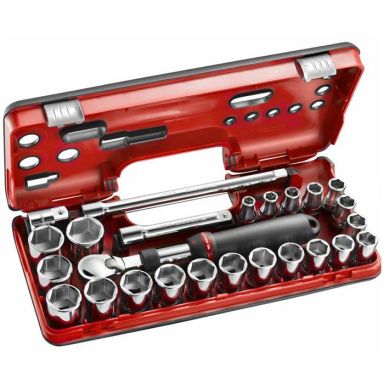Facom SXL.DBOX2 Hylsyavainsarja 1/2&quot, 25 osaa laatikossa