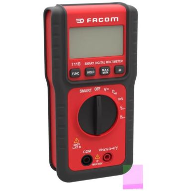 Facom 711B Multimeter digital, med batterier