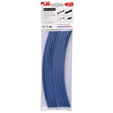 Hellermann Tyton HIS-3 Bag 6/2 Kutistesukka 6/2 x 200 mm, 10 kpl/pakkaus