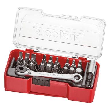 Teng Tools TJ1429 Ruuvikärkisarja 29-osainen