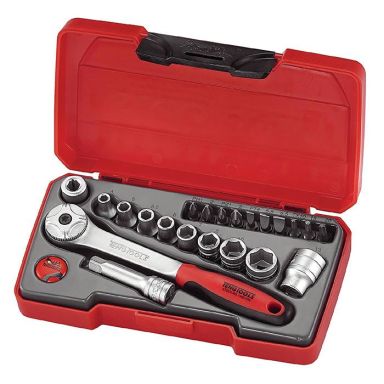 Teng Tools T1422 Topnøglesæt 1/4&quot, 22 stykker