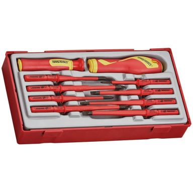 Teng Tools TTV710N Skruvmejselsats 10 delar