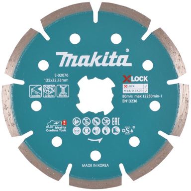 Makita E-02076 Diamantkapskiva 125 mm, X-LOCK-system