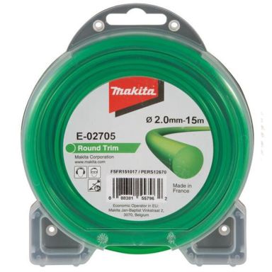 Makita E-02705 Leikkuusiima 2 mm x 15 m