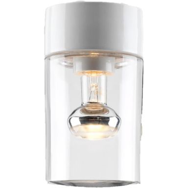 Ifö Electric Opus 120/200 Tak- och väggarmatur E27, klar, grå, 100W