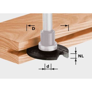 Festool HW D40x4 Skivnotfräs