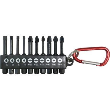 HiKOKI 60120820 Ruuvikärkisarja 1/4&quot, 10 osaa