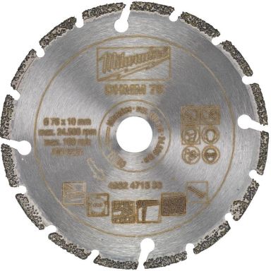 Milwaukee DHHM 76 Timanttikatkaisulaikka Ø 76 mm