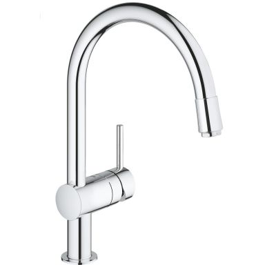 Grohe Minta Kjøkkenbatteri med uttrekkbar tut uten EcoJoy