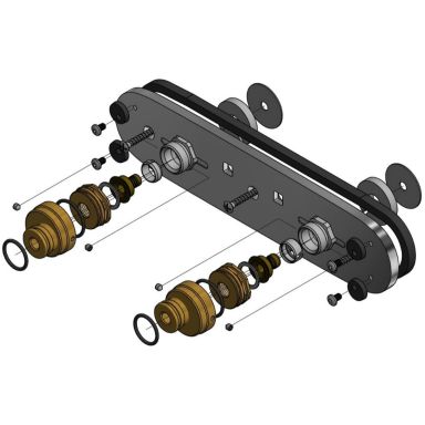 Grohe 125356 Veggfestesett