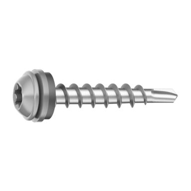 Ejot 900314 Vindskiveskruv 4.8x28 mm, grafitgrå, 500-pack