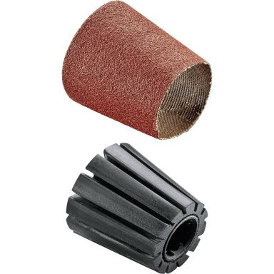 Bosch DIY Skaft- og slipehylse (konisk) SET 80 Slibebånd med aksel, K80