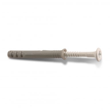Heco 9601252 Spikplugg försänkt, 5 x 38 mm, vit, 10-pack