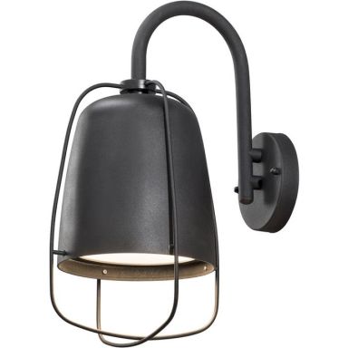 Konstsmide Perugia Væglampe E27, 60W, sort