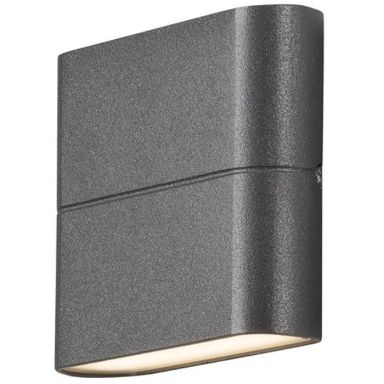 Konstsmide Chieri Väggarmatur 2x3W, LED, antracit